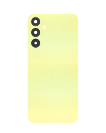 Back Glass with Camera Lens and Adhesive for Galaxy A25 5G (A256 / 2023) (NO LOGO) (PERSONALITY YELLOW)