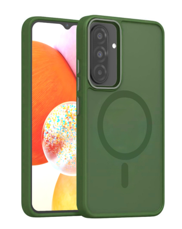 New Magnetic Wireless Charging Case - DARK GREEN for Galaxy A26 (Only Ground Shipping)