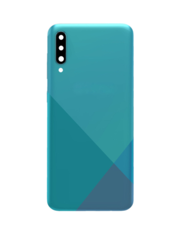 Back Glass with Camera Lens and Adhesive for Galaxy A30S (A307 / 2019) (NO LOGO) (PRISM CRUSH GREEN)