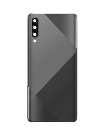 Back Glass with Camera Lens and Adhesive for Galaxy A50S (A507 / 2019) (NO LOGO) (PRISM CRUSH BLACK)