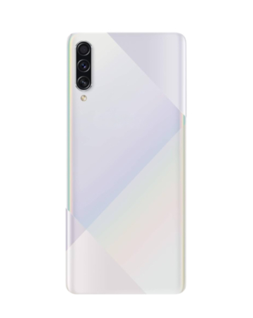 Back Glass with Camera Lens and Adhesive for Galaxy A50S (A507 / 2019) (NO LOGO) (PRISM CRUSH WHITE)