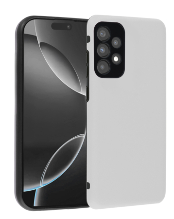 Full Cover New Design Silicone Case - WHITE for Galaxy A53 (Only Ground Shipping)