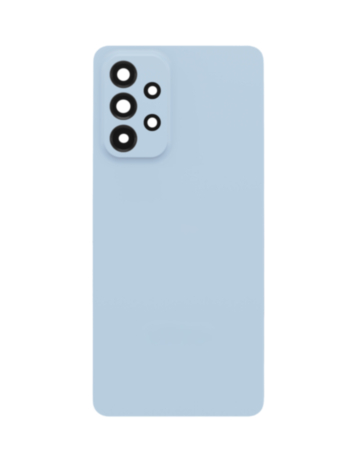 Back Glass with Camera Lens and Adhesive for Galaxy A53 5G (A536 / 2022) (NO LOGO) (BLUE)