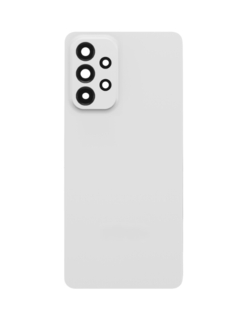 Back Glass with Camera Lens and Adhesive for Galaxy A53 5G (A536 / 2022) (NO LOGO) (WHITE)