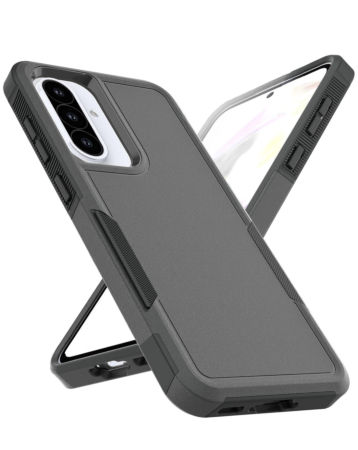 Galaxy A57 Layers Shockproof Strong Case - BLACK (Only Ground Shipping)