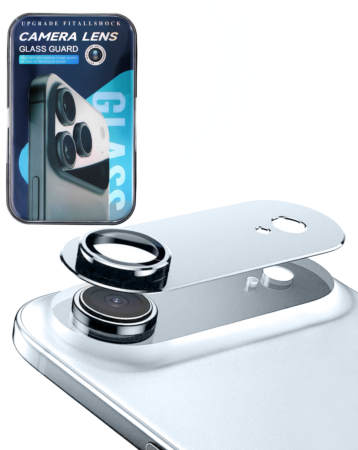Metal Matte Armor With HD Tempered Glass for iPhone Air (SKY BLUE)
