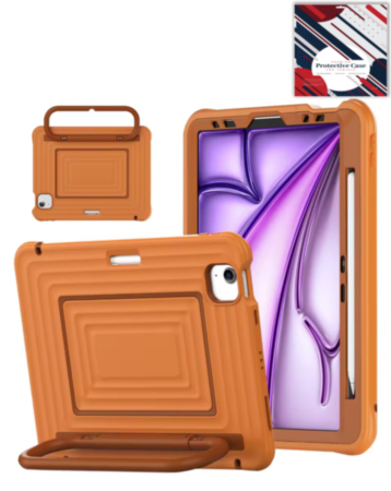 SoftShield Tablet Case with Handle Stand (BROWN) for iPad Air 4 / Air 5 / Pro 11 (1st / 2nd / 3rd / 4th) (Only Ground Shipping)