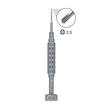 AMAOE 2D Precision Screwdriver Aluminum Drill - Convex Cross 2.5 (Not Returnable)