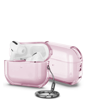 Hybrid Case with Air Cushion Technology - PINK for Airpods 4th Gen (Only Ground Shipping)