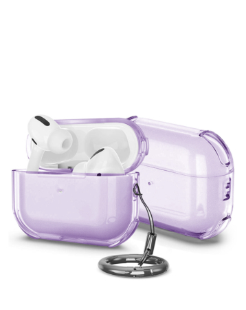Hybrid Case with Air Cushion Technology - PURPLE for Airpods 4th Gen (Only Ground Shipping)