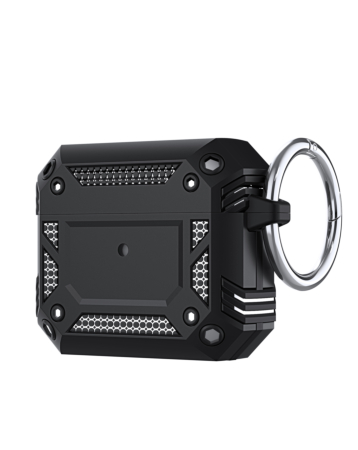 TPU Rugged Shockproof Armor Case - BLACK for Airpods 4th Gen (Only Ground Shipping)