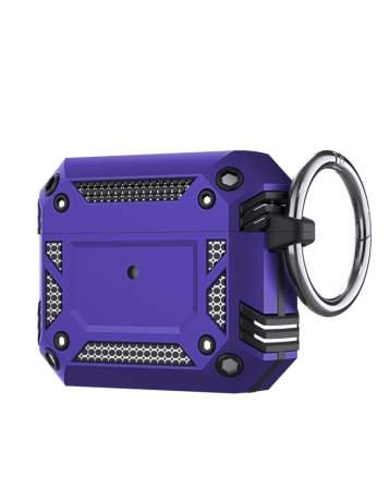 TPU Rugged Shockproof Armor Case - PURPLE for Airpods 4th Gen (Only Ground Shipping)