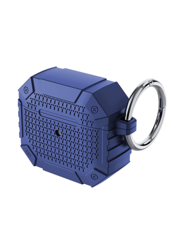 Hard Full Protective Military Design Case - BLUE for Airpods 4th Gen (Only Ground Shipping)