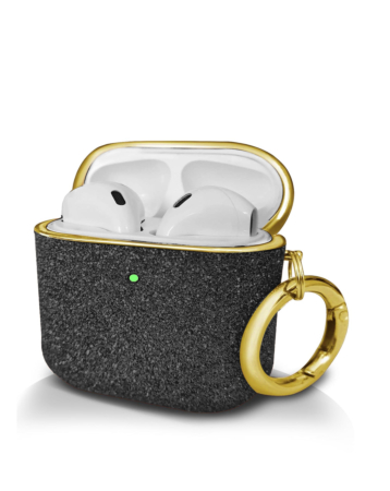 New Stone Design Case - BLACK for Airpods (4th Gen) (Only Ground Shipping)