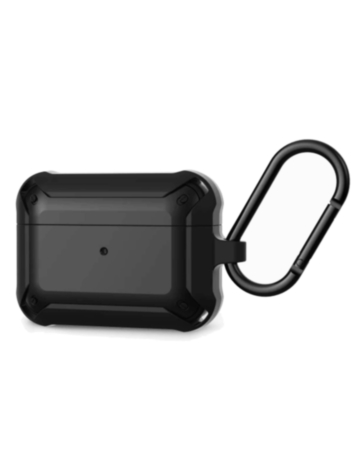 AirPods Pro (1st / 2nd Gen) ShockProof TPU+PC Case - BLACK (Only Ground Shipping)