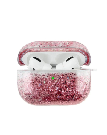 Rose Sand Glittering Clear Case - CLEAR for Airpods Pro 2nd Gen (Only Ground Shipping)