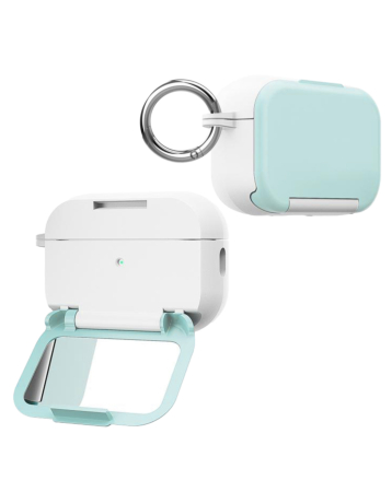Creative Makeup Mirror Stand Holder Case - TEAL for Airpods Pro 2nd Gen (Only Ground Shipping)