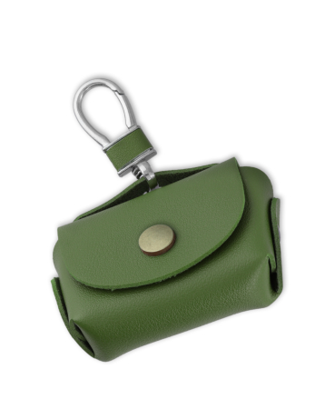 Universal AirPods Leather Case - GREEN (Only Ground Shipping)