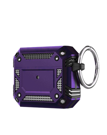 Rugged Shockproof Armor Case - PURPLE for AirPods Pro 3 (Only Ground Shipping)