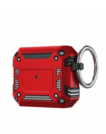 Rugged Shockproof Armor Case - RED for AirPods Pro 3 (Only Ground Shipping)
