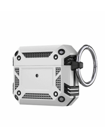 Rugged Shockproof Armor Case - WHITE for AirPods Pro 3 (Only Ground Shipping)