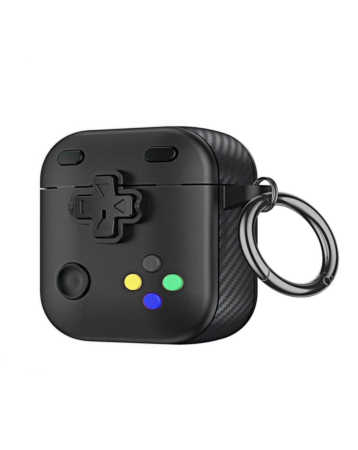 AirPods Pro (3rd Gen)  Game Console Design TPU Case -BLACK (Only Ground Shipping)