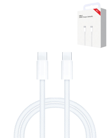 USB C-C Fast Charging Cable for iPhone 17 / 16 / 15 Series and iPads Series (6ft) (240W) (Only Ground Shipping)