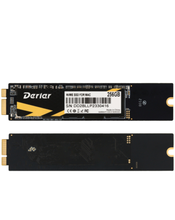 Derlar Series 1 NVMe PCIe 3.0 SSD (256GB) for Macbook Air A1370 A1369 (Late 2010 - Mid 2011)