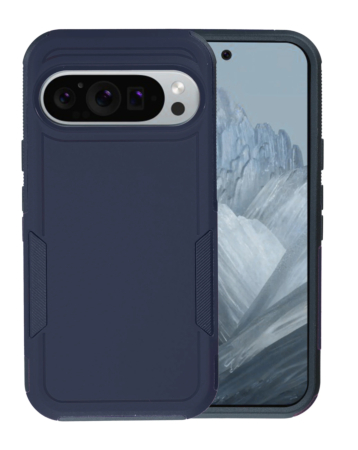 Google Pixel 10 Pro XL Dual Layers Shockproof Strong Case - BLUE (Only Ground Shipping)