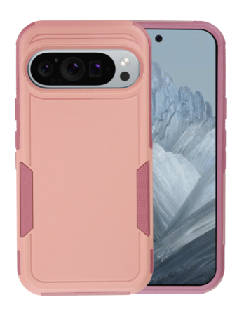 Google Pixel 9 Pro XL Dual Layers Shockproof Strong Case - TEAL (Only Ground Shipping)