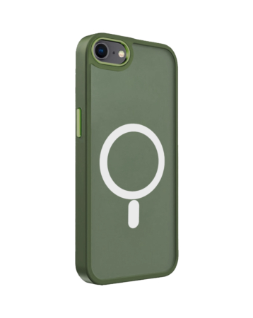 New Magnetic Wireless Charging Case - DARK GREEN for iPhone 7 / 8 (Only Ground Shipping)