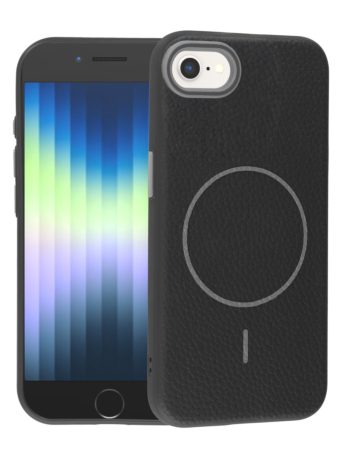 Magnetic Leather Soft Cases - BLACK for iPhone 7 / 8 (Only Ground Shipping)