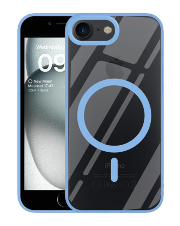 Printing Design Wireless Charging Case - LIGHT BLUE  for iPhone 7 (Only Ground Shipping)