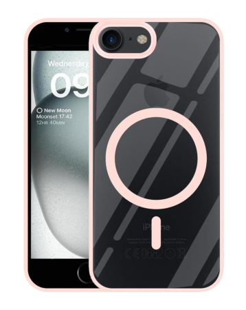 Printing Design Wireless Charging Case - PINK  for iPhone 7 (Only Ground Shipping)