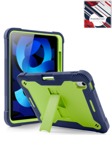 TriShield Tablet Case with Kickstand (GREEN) for iPad 10 2022 (10.9") / iPad 11 (A16) (Only Ground Shipping)