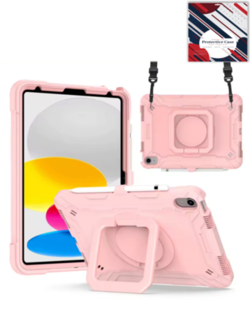 Full Body Protection Case with Square Kickstand (ROSE GOLD) for iPad 10.2" (7th / 8th / 9th) / Air 3 / Pro 10.5 (Only Ground Shipping)