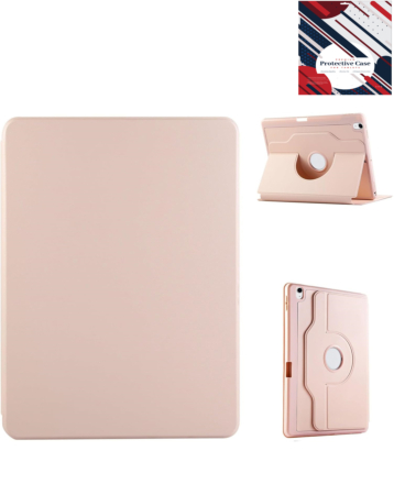 363 Degree Swivel Stand Folio Flip Smart Case - PINK for iPad 10 2022 (10.9") / iPad 11 (A16) (Only Ground Shipping)