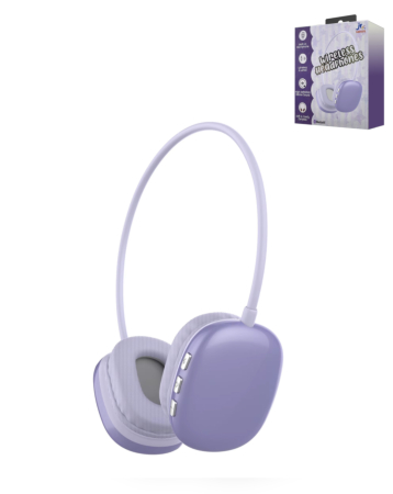 Wireless & Wired Kids Headphone - PURPLE (Only Ground Shipping)