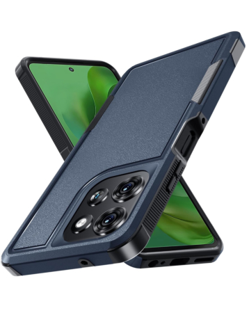 Dual Layers Shockproof Strong Case - BLUE for Moto G Power 5G (2025 / 2026) / G Play 5G (2025) (Only Ground Shipping)