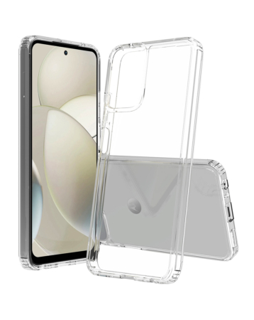 Moto G Power 5G (2024) Hybrid Case with Air Cushion Technology - CLEAR (Only Ground Shipping)