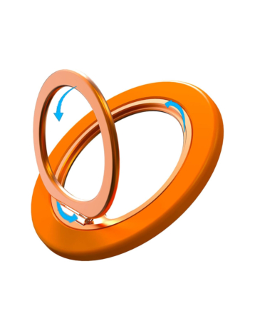 Universal Phone Bracket Foldable Ring Holder - ORANGE (Only Ground Shipping)