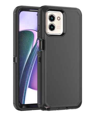 Heavy Duty Case for Moto G Stylus 5G (2023) (BLACK) (Only Ground Shipping)