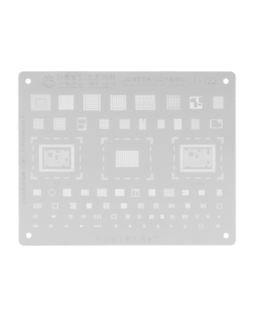 MIJING High Precision BGA Reballing Stencil for iPhone 16 Series