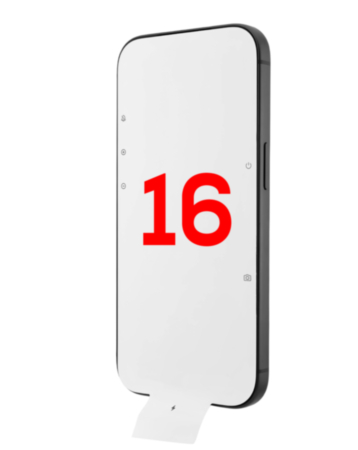 Retail Screen Packing Film (100 Pack) for iPhone 16 (Only Ground Shipping)