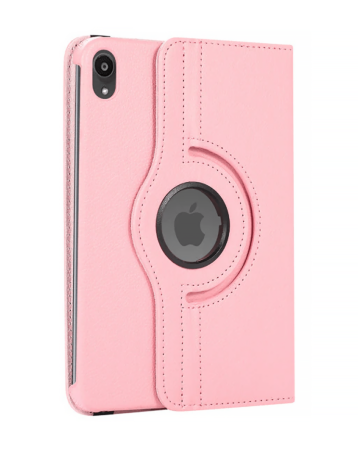 360 Degree Rotating Swivel Stand Case - LIGHT PINK for iPad Mini 6 / 7 (A17 Pro) (Only Ground Shipping)