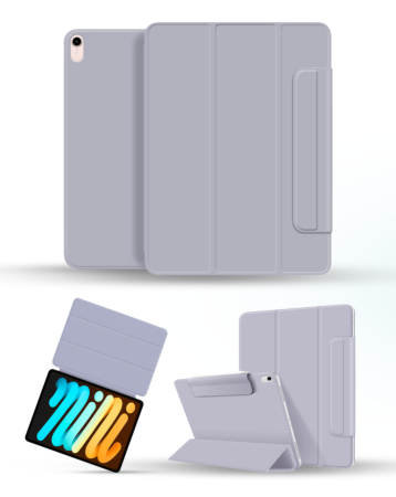 Smart Full Body Magnet Cover - LILAC for iPad Mini 6 / 7 (A17 Pro) (Only Ground Shipping)