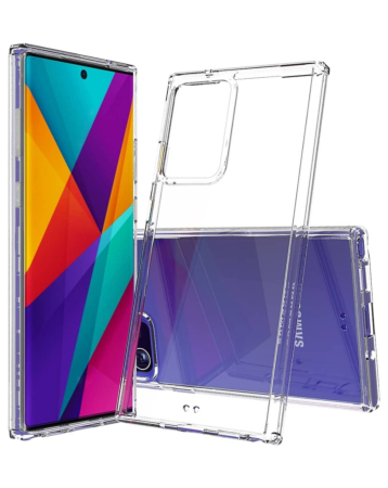 Galaxy Note 20 Ultra Hybrid Case with Air Cushion Technology - CLEAR (Only Ground Shipping)