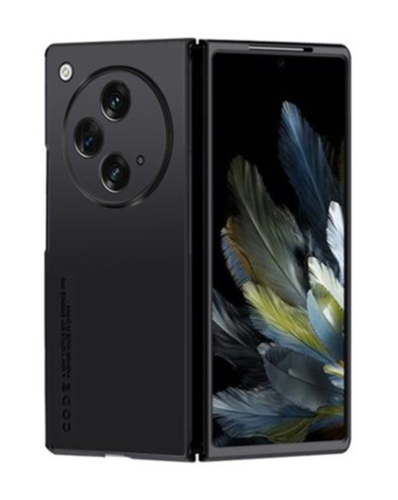 OnePlus OPEN Full Leather Case - BLACK (Only Ground Shipping)