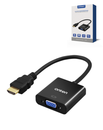 Onten Adapter for HDMI to VGA (1080P) (Only Ground Shipping)