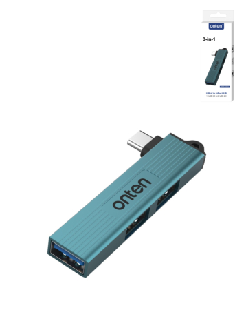 Onten 3in1 USB Expander (2x USB 2.0 + 1x USB 3.0) (Only Ground Shipping)